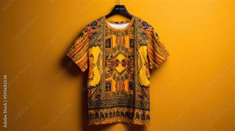 A photograph of traditional Ghanaian clothing, such as the smock worn ...