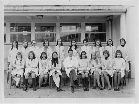 Photo de classe Lycée Arras de 1969 Lycée D etat De Jeunes Filles