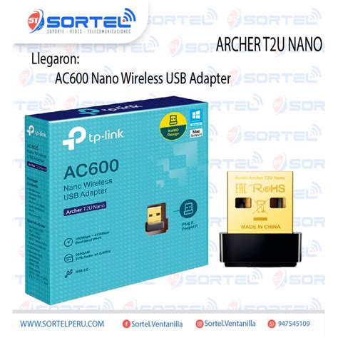 USB WIFI AC600 Nano Wireless USB Adapter TP LINK Archer T2U Nano