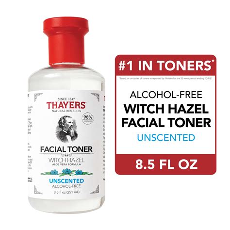 Thayers Alcohol Free Unscented Witch Hazel Facial Toner 85 Oz