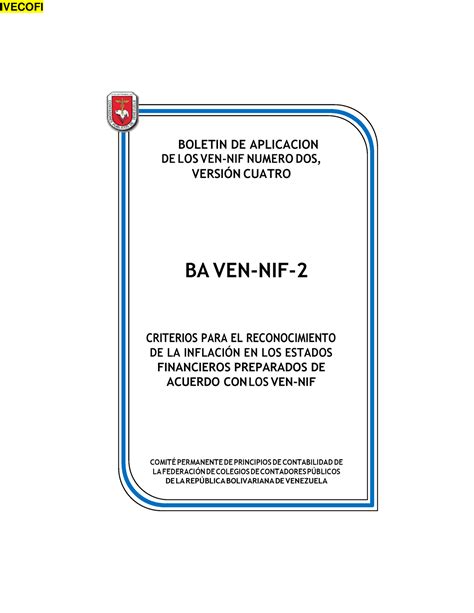 Bavennif V Bolet N De Aplicacin De Los Ven Nif Numero Dos Versi