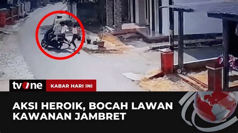 Bocil Bukan Sembarang Bocil Bocah Tarik Pelaku Jambret Hingga Terjatuh