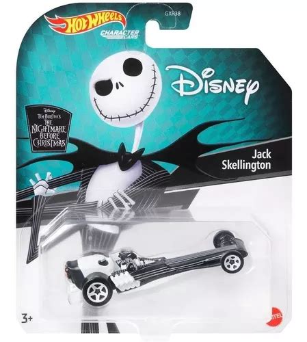 Jack Skellington Hot Wheels Disney Character Car Nightmare Envío gratis