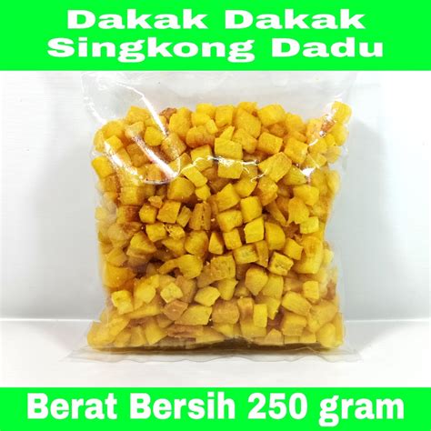 Jual Keripik Singkong Ganepo Singkong Dadu Gr Shopee Indonesia