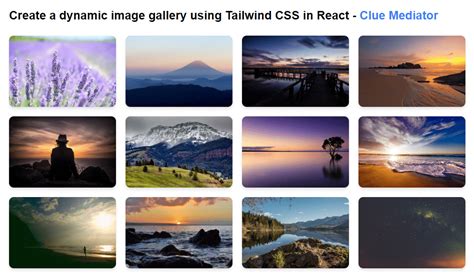 GitHub Cluemediator Dynamic Image Gallery Tailwind React Create A