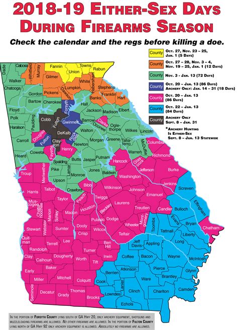 2018-2019 Guide To GA Hunting Season Dates - Georgia Outdoor News