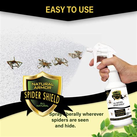 Natural Armor Spider Killer And Repellent Spray Powerful Peppermint Formulation Kills And Repels