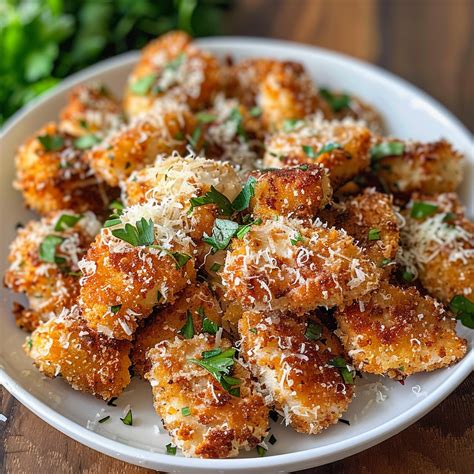 Garlic Parmesan Chicken Bites Queen Recipe