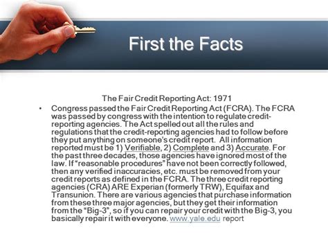 What Is The Fair Credit Reporting Act Of 1971 Leia Aqui What Was The