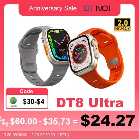 Dt Ultra Smart Watch Series Mm Case Inch Hd Screen