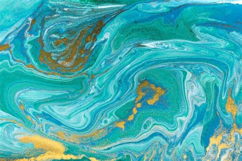 Premium Photo Beautiful Unique Turquoise Acrylic Marble Background