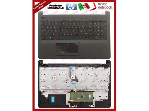 Tastiera Con Top Case Hp Bs Ak Con Adesivi Layout Italiano