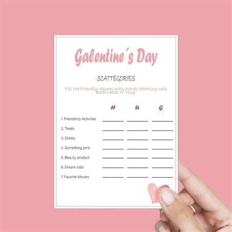 Galentines Day Games Printable Ladies Night Galentine Day Party Bundle Adult Galentine S Day