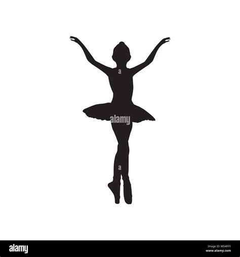 Dancing ballerina silhouette Cut Out Stock Images & Pictures - Alamy