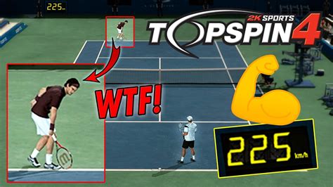 Reventando La Bola Con Roddick Vs Federer En Top Spin Youtube