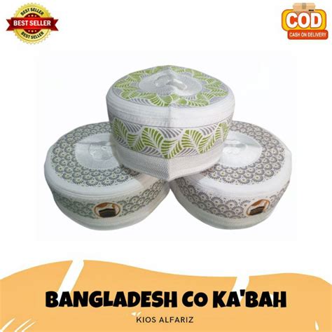 Jual Peci Bangladesh Co Ka Bah Original Peci Haji Bangladesh Ori