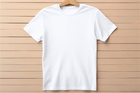 Una Camiseta Blanca Para La Maqueta Foto Premium