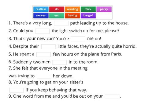 Yesterday - Complete the sentence