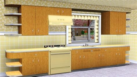 My Mid Century Modern Kitchen For Sims Retro Renovation