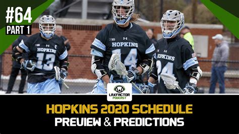 Johns Hopkins 2020 Lacrosse Schedule Preview & Predictions (LaxFactor ...