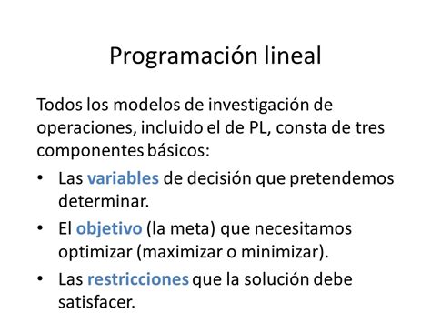 Total 49 Imagen Modelo De Programacion Lineal Investigacion De Operaciones Abzlocalmx