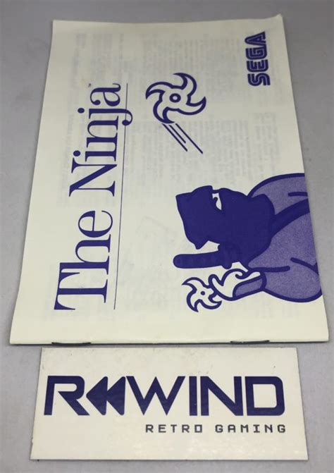 The Ninja Master System Rewind Retro Gaming