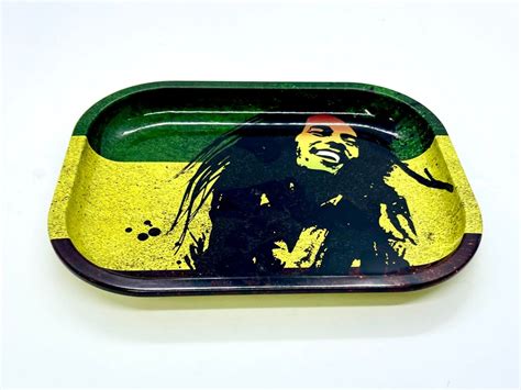 BOB MARLEY ROLLING TRAY SMALL Smokers Choice UK