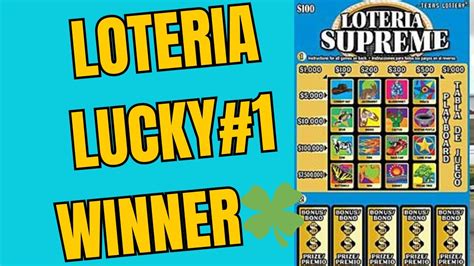 Loteria Lucky Winner Mix Texas Lottery Tickets Great Session