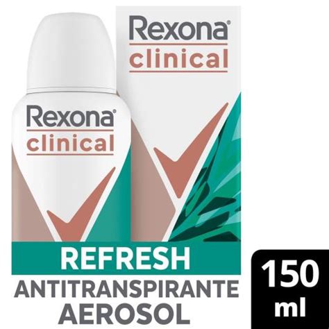 Antitranspirante Aerossol Refresh Rexona Clinical Ml Sonda