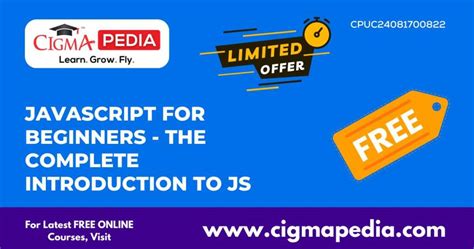 Javascript For Beginners The Complete Introduction To Js Free Udemy