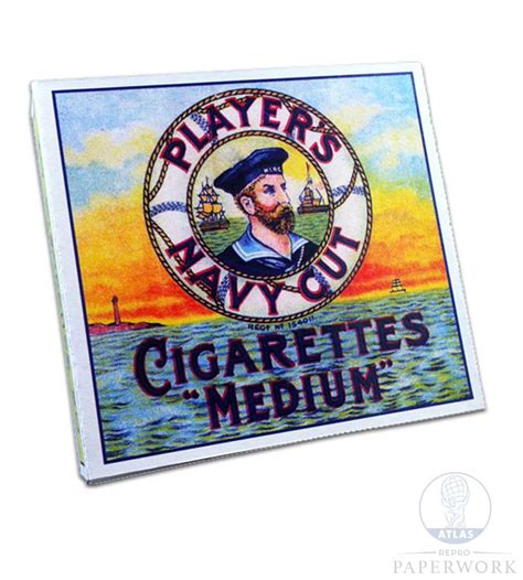 Player’s “Medium” – 20 Cigarettes box - Atlas Repro Paperwork & Props