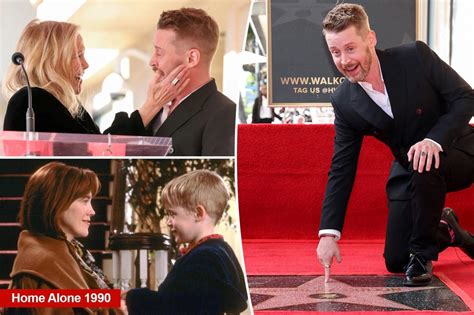 Macaulay Culkin Recibi Su Estrella En Paseo De La Fama Y Su Mam En