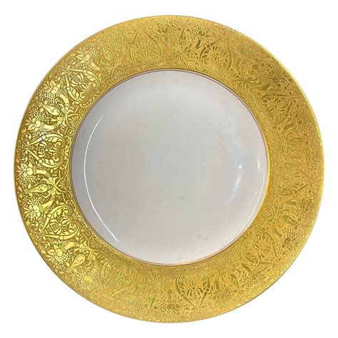 Set Of Gold Royal Bavarian Plates Legacy Antiques