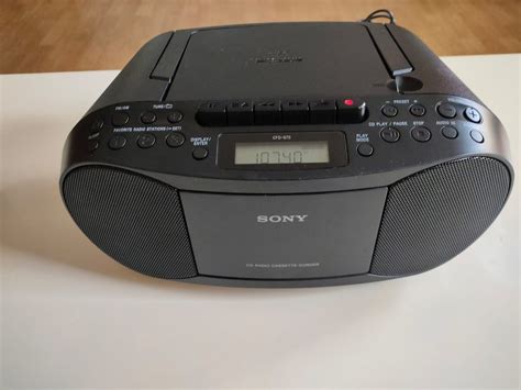 Werkstatt Munition Hartn Ckig Sony Radiorecorder Mit Cd Und Kassette