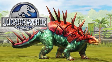 Jurassic World The Game Kentrosaurus Level 40 Maxed Out YouTube