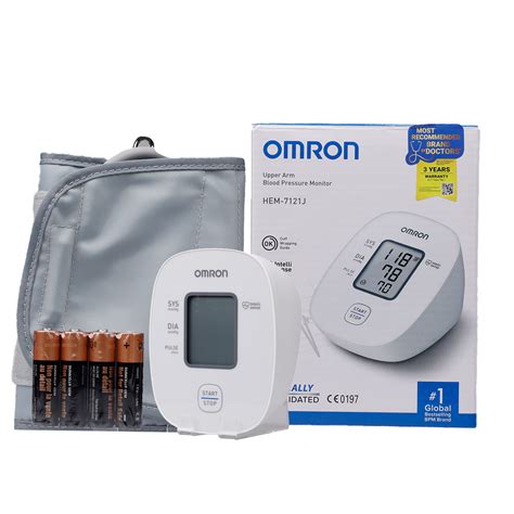 Omron Blood Pressure Monitor HEM 7121 J 1 Count Price Uses Side