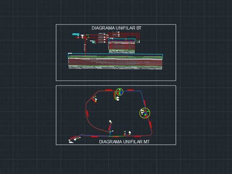 Diagramas Unifilares En Media Y Baja Tension 20379 Kb Bibliocad