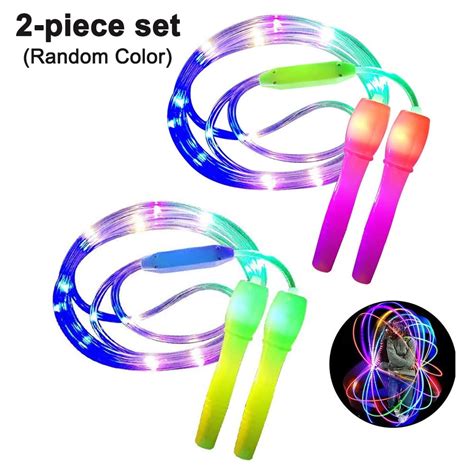 Fitness Luminous for Children Random Color Kid Jump Rope Led Jump Rope Light Up Skipping Rope ...