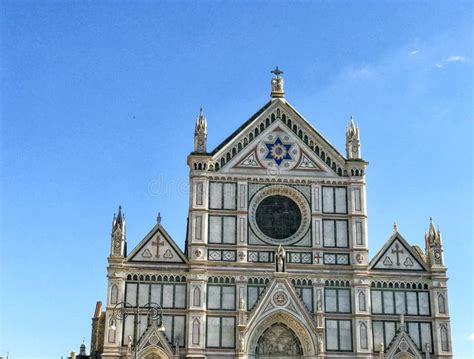 Santa Croce Square Architecture, Florence Stock Image - Image of ...