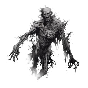 Dark Fantasy Character Concept Zombie Sketch Horror Creature Horror