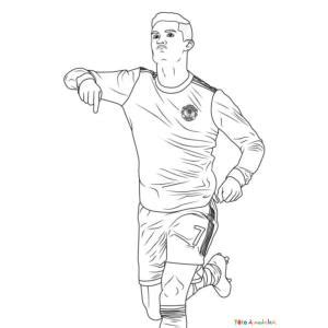 Ronaldo Imprimez Gratuitement Vos Coloriages Avec La Star Du