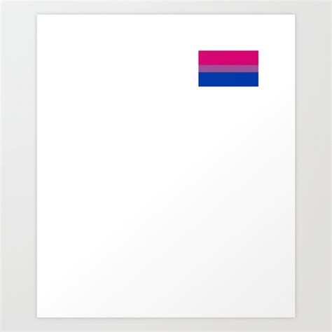 Gay Pride Lgbt Bisexual Bi Rainbow Tiny Flag 2018 Art Print By Phoxy