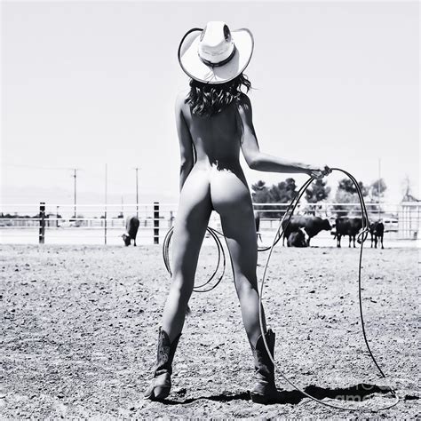 Texan Cowgirl Nude Photograph By Rafael Del Toro Fine Art America