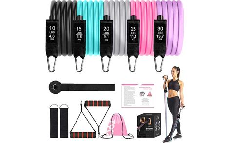 Senicoo Exercise Resistance Bands Set For Women The Daily Cardio