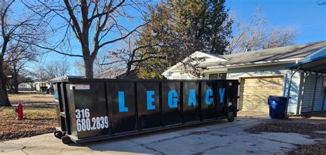 Yard Dumpster Rentals Legacy Dumpster Wichita