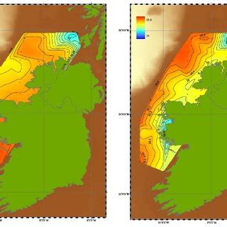 Horizontal Temperature Left Panel And Salinity Right Panel At 20m