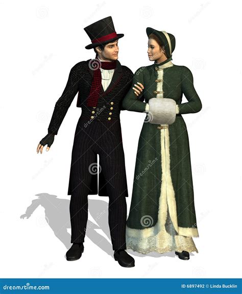 Victorian Couple Stock Photography Image 6897492