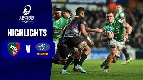 Instant Highlights Leicester Tigers V DHL Stormers Round 1 Investec