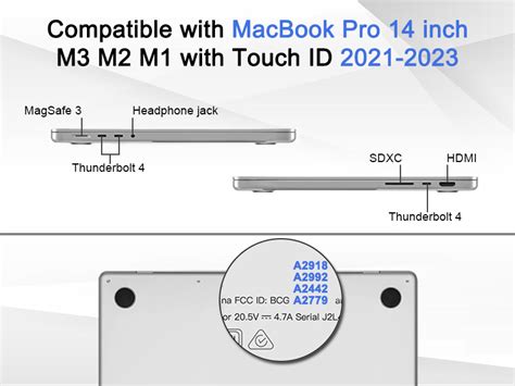 Amazon Anban Compatible With MacBook Pro 14 Inch Case 2023 2022