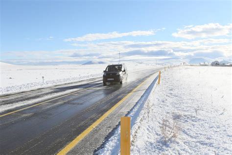 Kars ta kar Ardahan da soğuk hava etkili oluyor